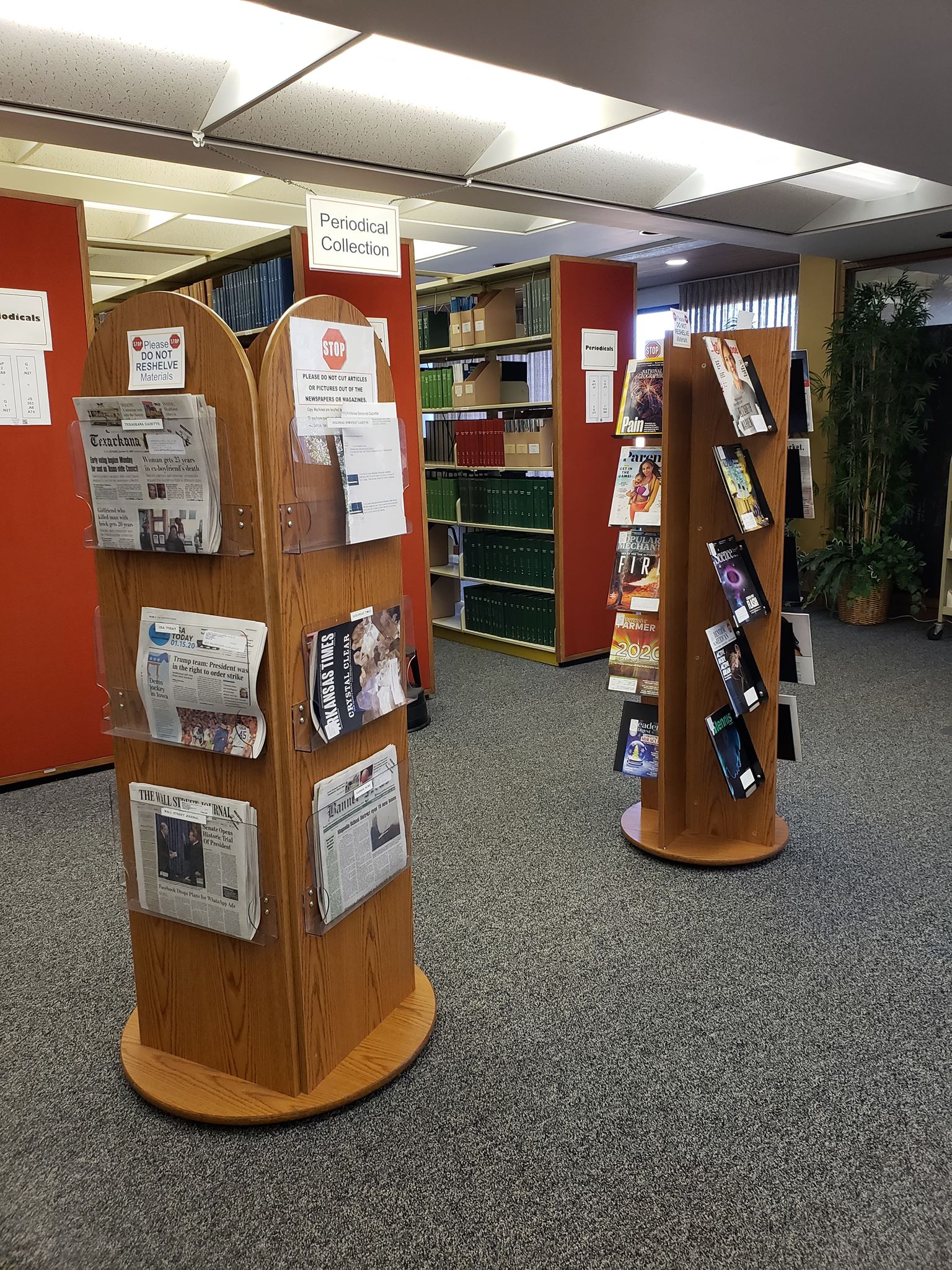 Photograph of Magazine and Newspaper Collection