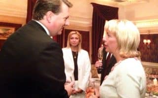 Mefford and former Ukranian First Lady Kathy Yushchenko