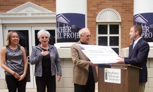 Fincher Hall project presents check