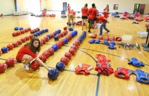 HOBY cleans equipment at BoysGirls Club of Mag
