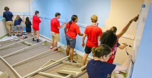 HOBY paints new Teen Room at Columbia County Library