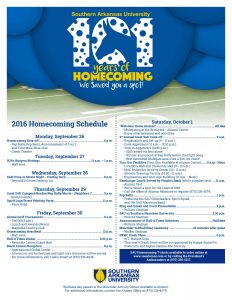 sau-homecoming-schedule-2016