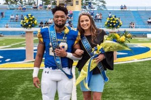 SirCharles Perkins and Abbie Guin, SAU's Homecoming King and Queen